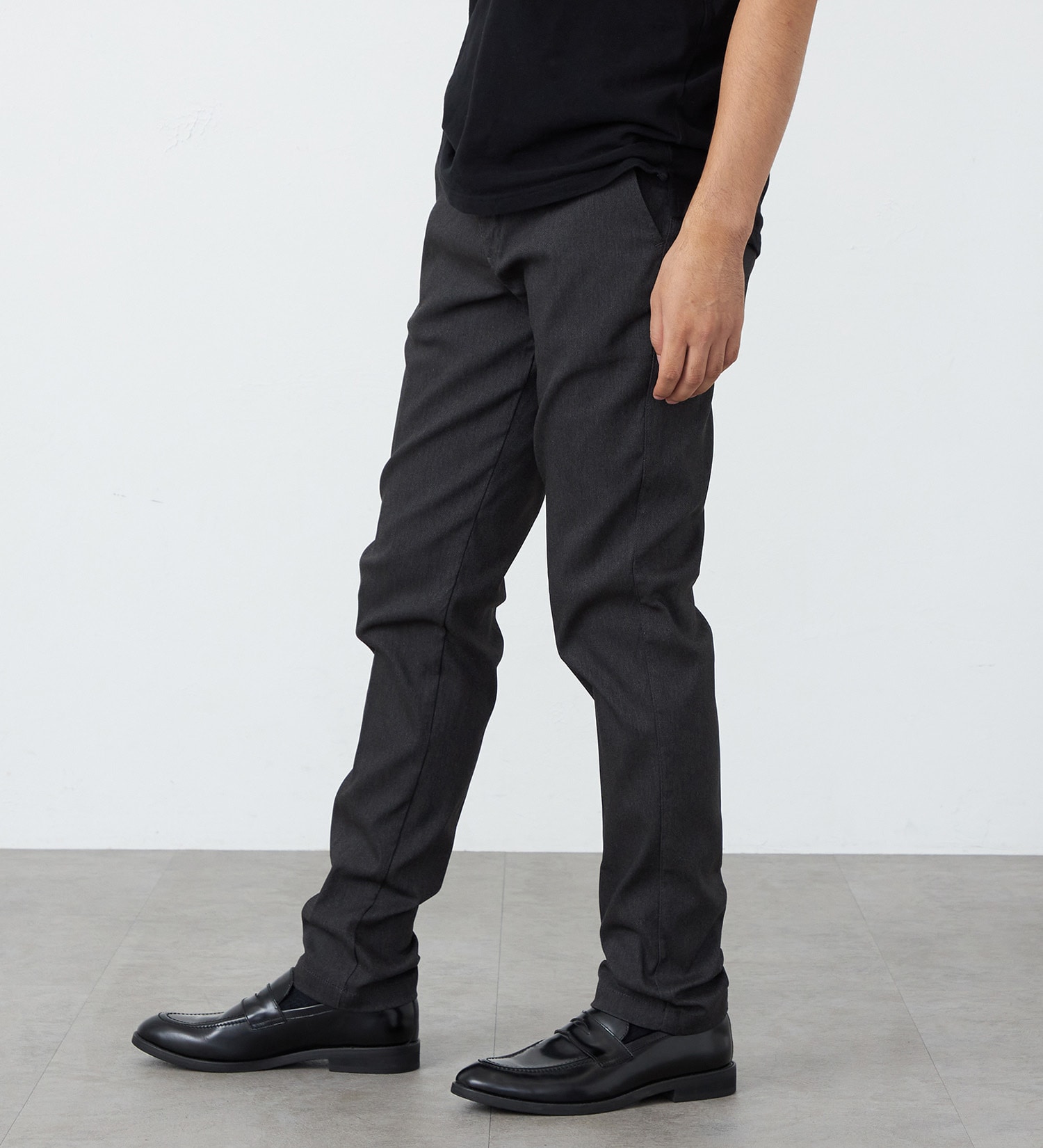 EDWIN(エドウイン)の【暖】スリムトラウザーパンツ【アウトレット店舗・WEB限定】|パンツ/パンツ/メンズ|チャコール