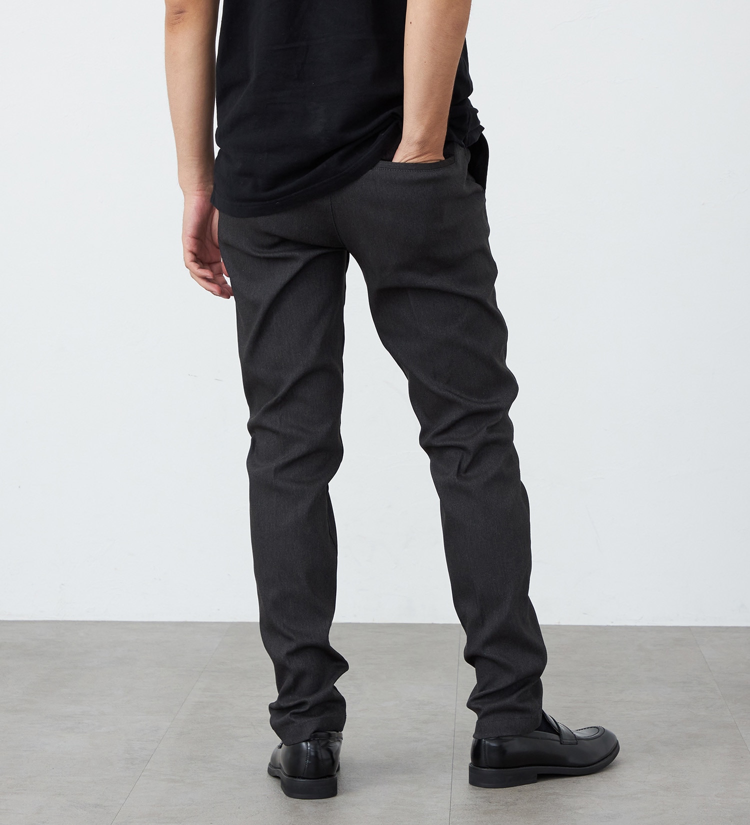 EDWIN(エドウイン)の【暖】スリムトラウザーパンツ【アウトレット店舗・WEB限定】|パンツ/パンツ/メンズ|チャコール