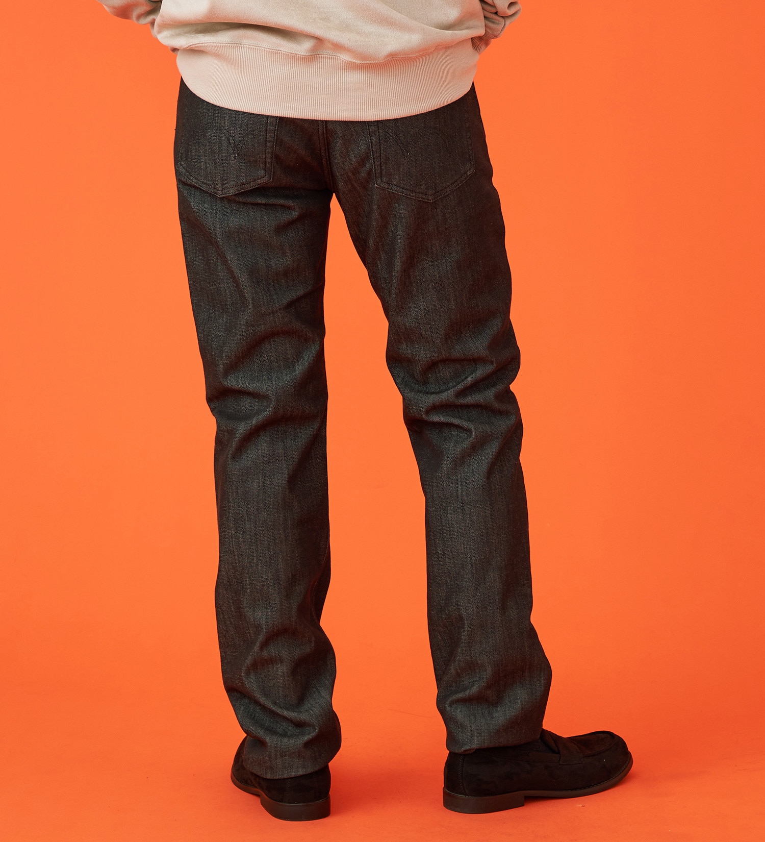 EDWIN(エドウイン)の【WINTER SALE】【暖】ストレートデニムパンツ 防風【アウトレット店舗・WEB限定】|パンツ/デニム / ジーンズパンツ/メンズ|ブラックデニム