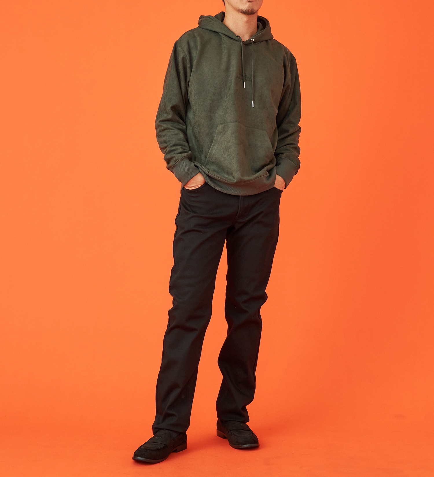 EDWIN(エドウイン)の【WINTER SALE】【暖】ストレートデニムパンツ 防風【アウトレット店舗・WEB限定】|パンツ/パンツ/メンズ|ブラック