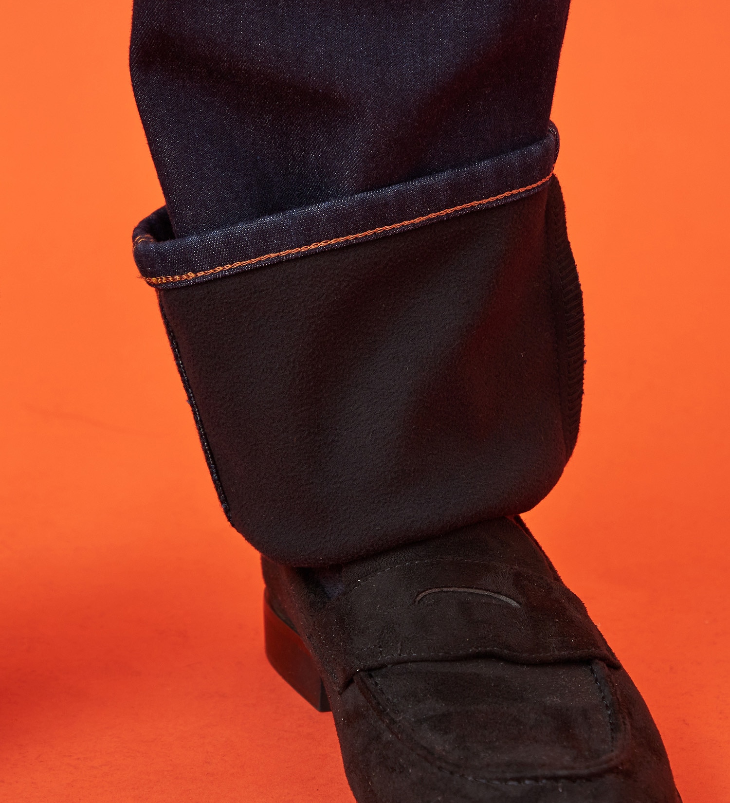 EDWIN(エドウイン)の【WINTER SALE】【暖】ストレートデニムパンツ【アウトレット店舗・WEB限定】|パンツ/デニム / ジーンズパンツ/メンズ|インディゴブルー