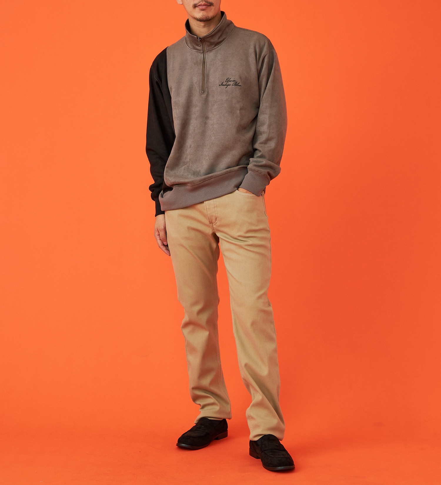 EDWIN(エドウイン)の【WINTER SALE】【暖】ストレートデニムパンツ【アウトレット店舗・WEB限定】|パンツ/デニム / ジーンズパンツ/メンズ|ベージュ