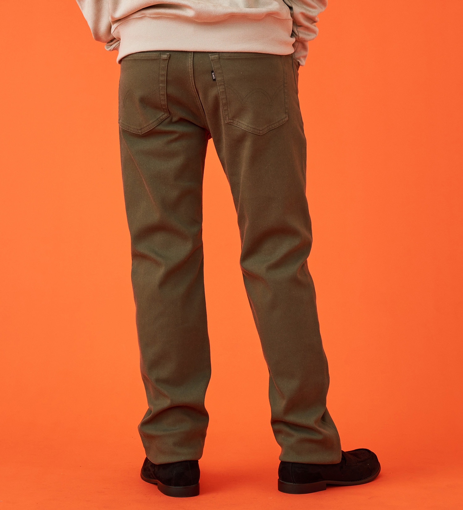 EDWIN(エドウイン)の【WINTER SALE】【暖】ストレートデニムパンツ【アウトレット店舗・WEB限定】|パンツ/デニム / ジーンズパンツ/メンズ|オリーブ