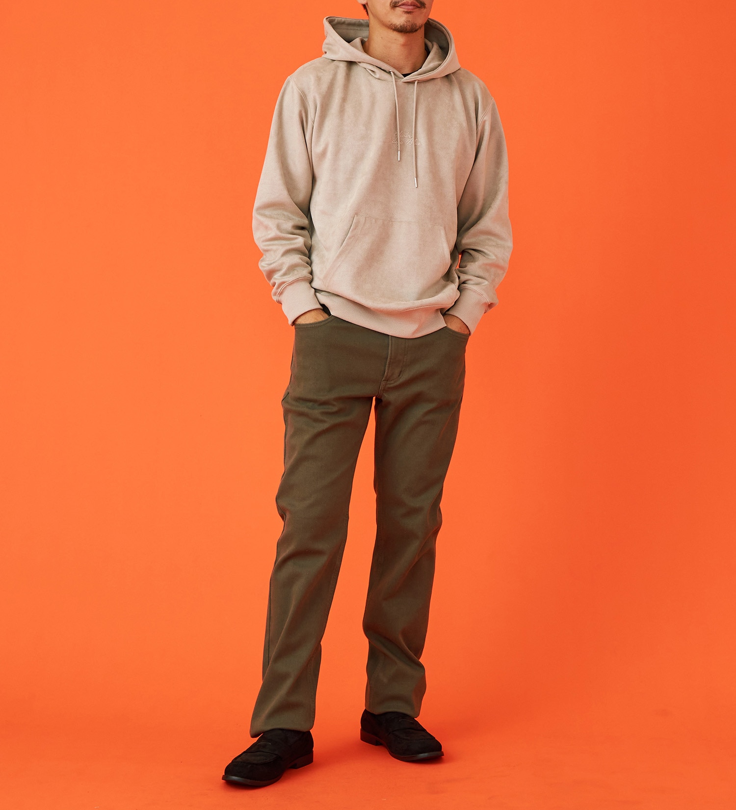 EDWIN(エドウイン)の【WINTER SALE】【暖】ストレートデニムパンツ【アウトレット店舗・WEB限定】|パンツ/デニム / ジーンズパンツ/メンズ|オリーブ