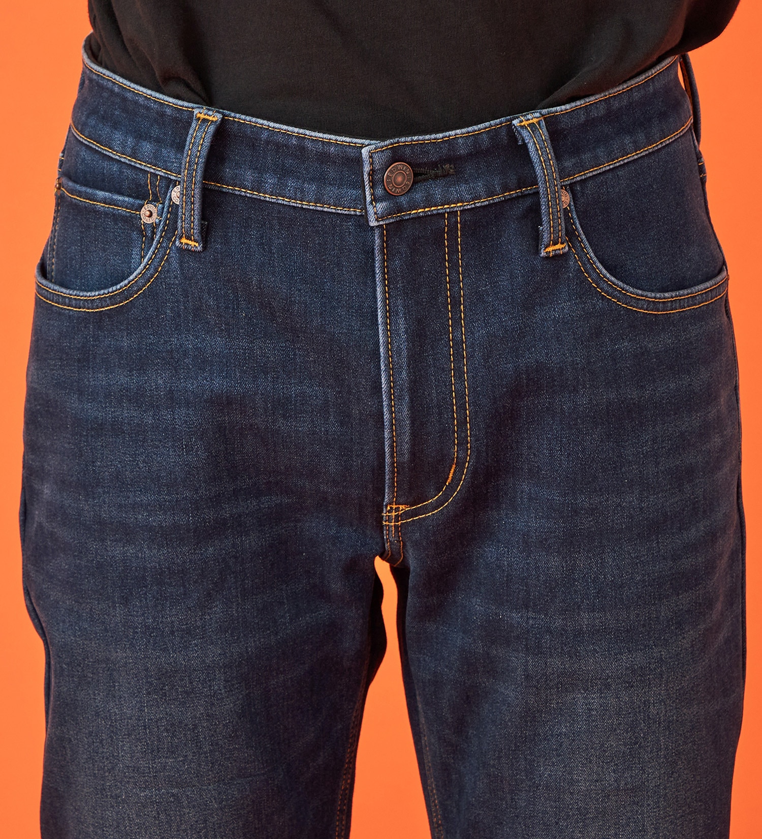 EDWIN(エドウイン)の【WINTER SALE】【暖】ストレートデニムパンツ【アウトレット店舗・WEB限定】|パンツ/デニム / ジーンズパンツ/メンズ|中色ブルー