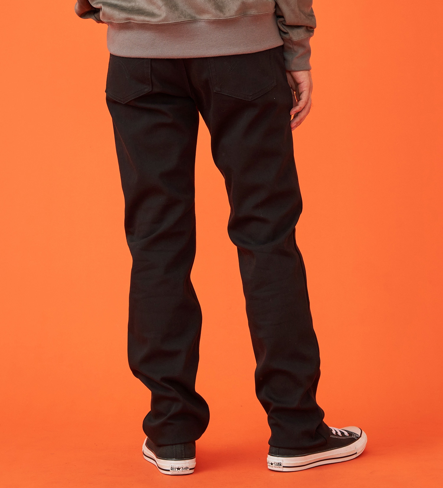 EDWIN(エドウイン)の【WINTER SALE】【暖】ストレートデニムパンツ【アウトレット店舗・WEB限定】|パンツ/デニム / ジーンズパンツ/メンズ|ブラック