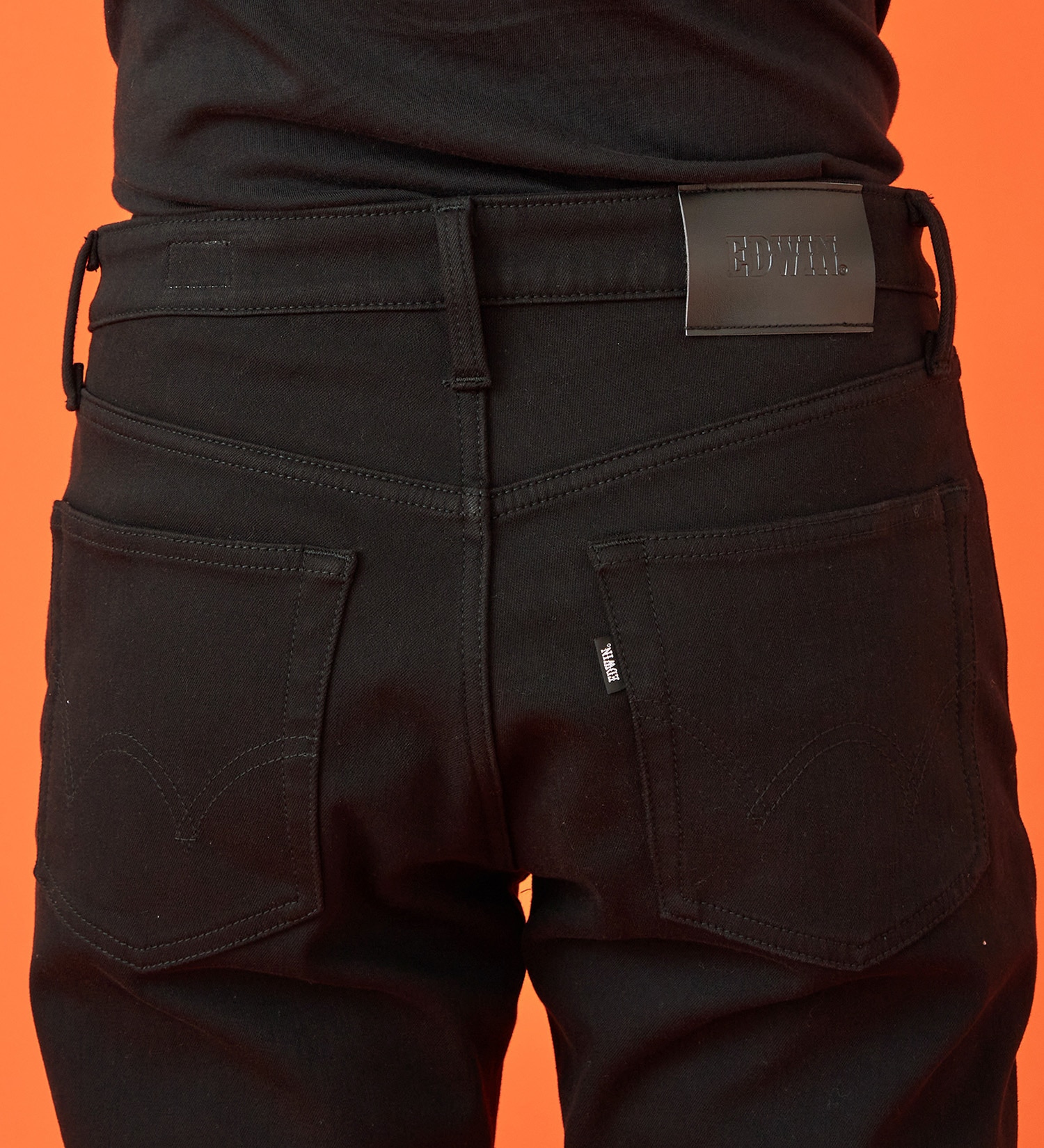 EDWIN(エドウイン)の【WINTER SALE】【暖】ストレートデニムパンツ【アウトレット店舗・WEB限定】|パンツ/デニム / ジーンズパンツ/メンズ|ブラック