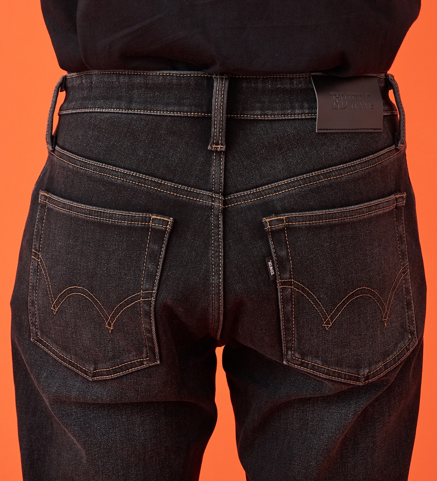 EDWIN(エドウイン)の【WINTER SALE】【暖】ストレートデニムパンツ【アウトレット店舗・WEB限定】|パンツ/デニム / ジーンズパンツ/メンズ|ブラックデニム