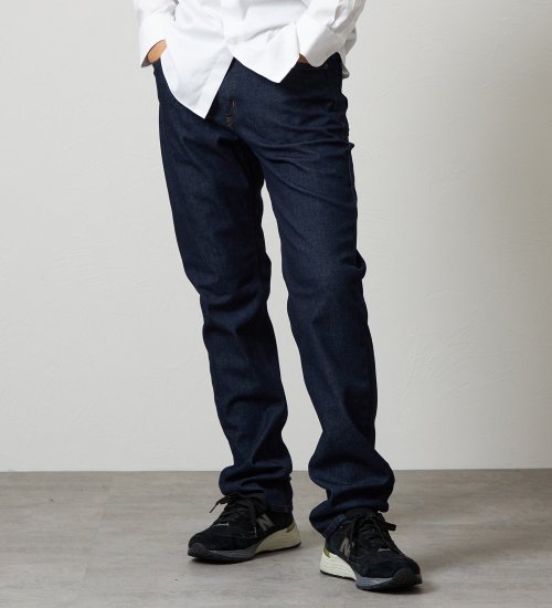 EDWIN(エドウイン)の【WINTER SALE】【暖】ストレートデニムパンツ 防風【アウトレット店舗・WEB限定】|パンツ/デニム / ジーンズパンツ/メンズ|インディゴブルー