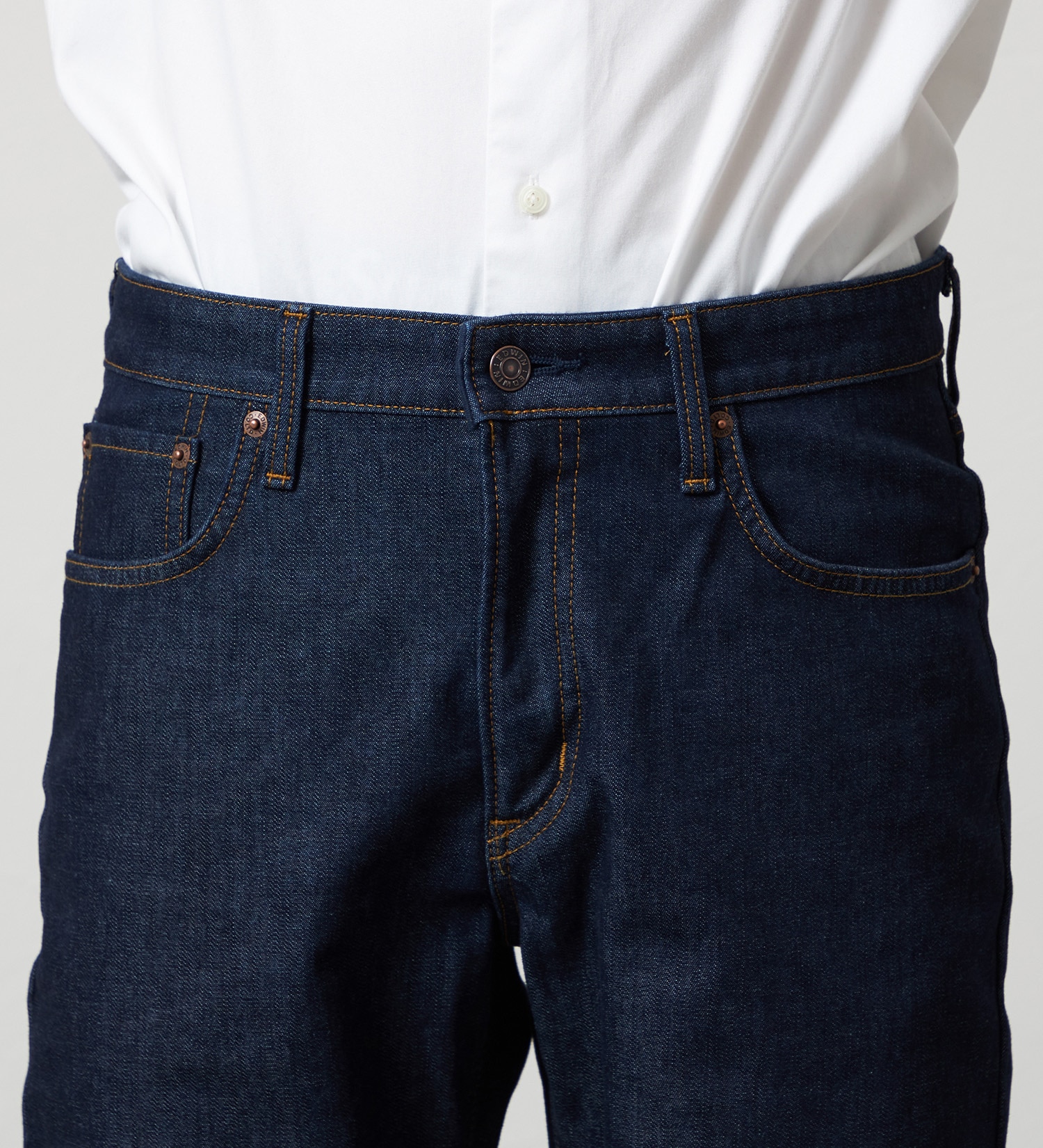 EDWIN(エドウイン)の【WINTER SALE】【暖】ストレートデニムパンツ 防風【アウトレット店舗・WEB限定】|パンツ/デニム / ジーンズパンツ/メンズ|インディゴブルー