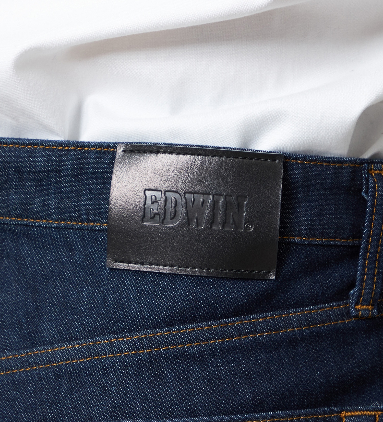 EDWIN(エドウイン)の【WINTER SALE】【暖】ストレートデニムパンツ 防風【アウトレット店舗・WEB限定】|パンツ/デニム / ジーンズパンツ/メンズ|インディゴブルー