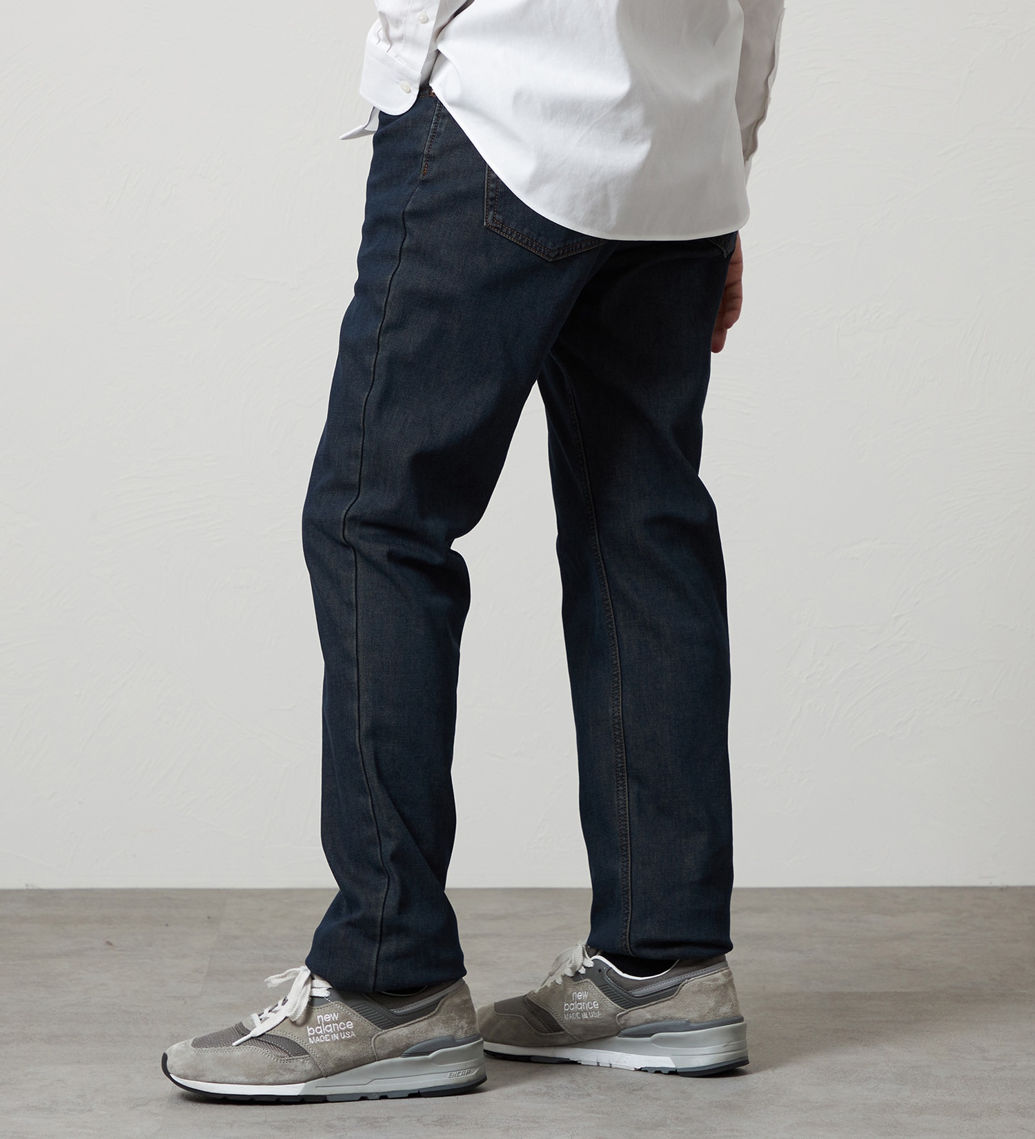 EDWIN(エドウイン)の【WINTER SALE】【暖】ストレートデニムパンツ 防風【アウトレット店舗・WEB限定】|パンツ/デニム / ジーンズパンツ/メンズ|濃色ブルー