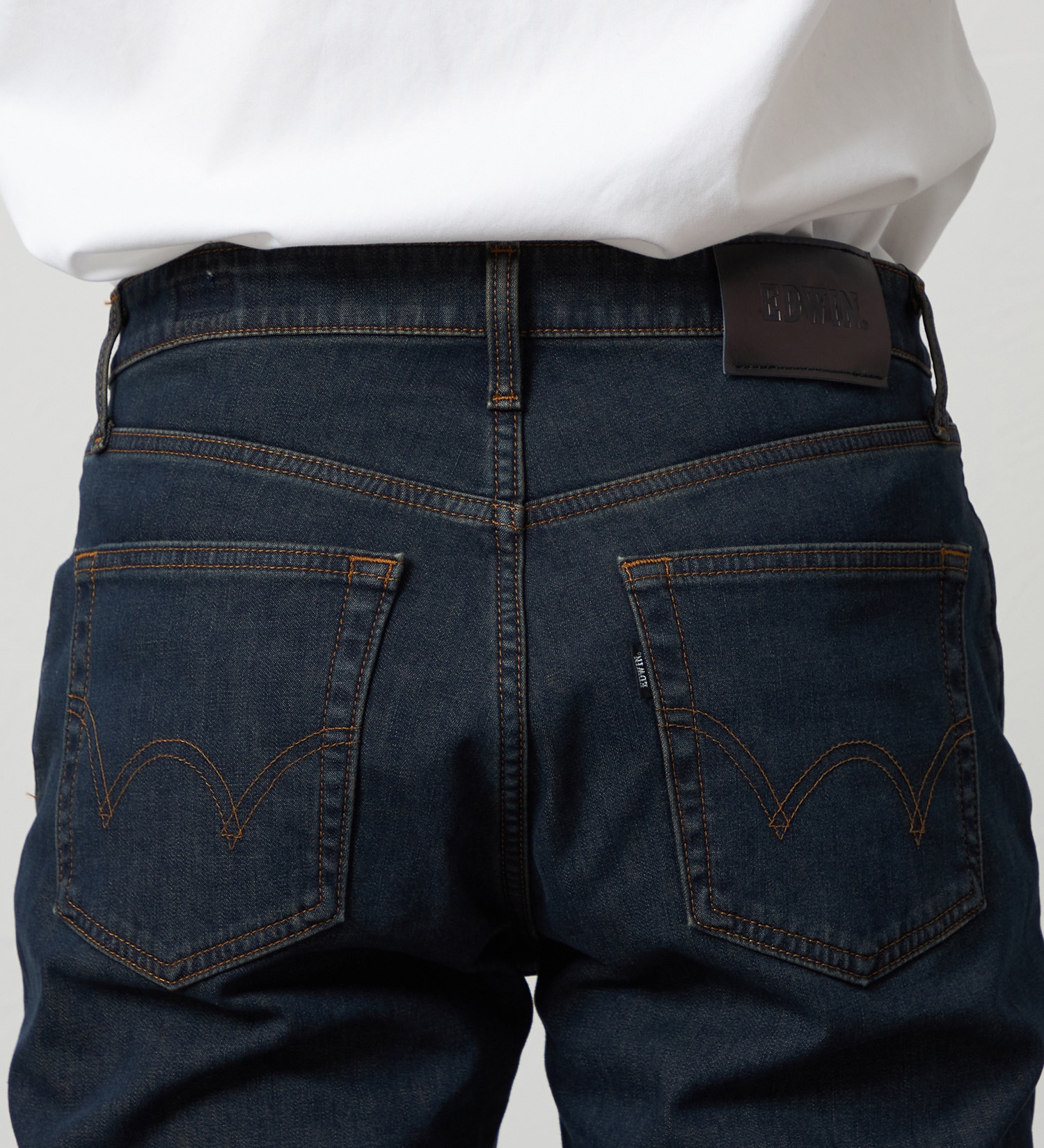 EDWIN(エドウイン)の【WINTER SALE】【暖】ストレートデニムパンツ 防風【アウトレット店舗・WEB限定】|パンツ/デニム / ジーンズパンツ/メンズ|濃色ブルー