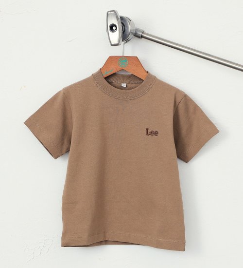 【FINAL SALE】【110-150cm】キッズ Leeワンポイントロゴ Tシャツ【アウトレット店舗・WEB限定】