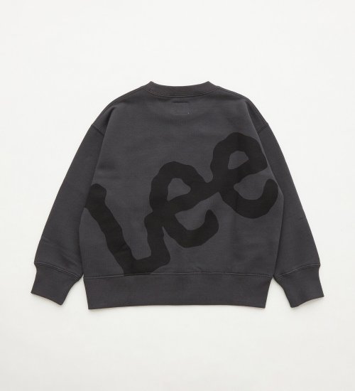 Lee(リー)の【110-150cm】キッズ バックビッグロゴスウェット|トップス/スウェット/キッズ|チャコールグレー