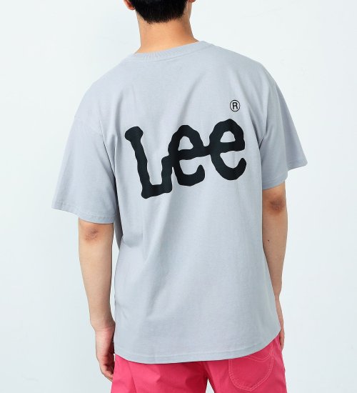 Lee(リー)の【試着対象】バックプリント半袖Tシャツ|トップス/Tシャツ/カットソー/メンズ|グレー