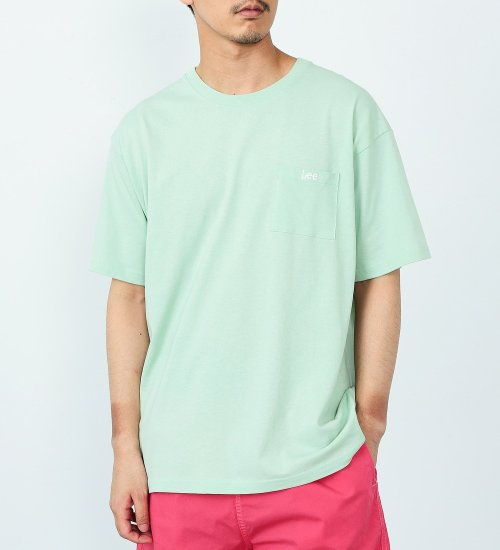 Lee(リー)のポケット半袖Tシャツ|トップス/Tシャツ/カットソー/メンズ|ライトグリーン