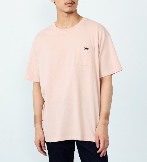 Lee(リー)のポケット半袖Tシャツ|トップス/Tシャツ/カットソー/メンズ|ピンク
