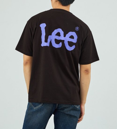 Lee(リー)の【SUMMER SALE】LeeネオンカラーロゴバックプリントTシャツ|トップス/Tシャツ/カットソー/メンズ|ブラック