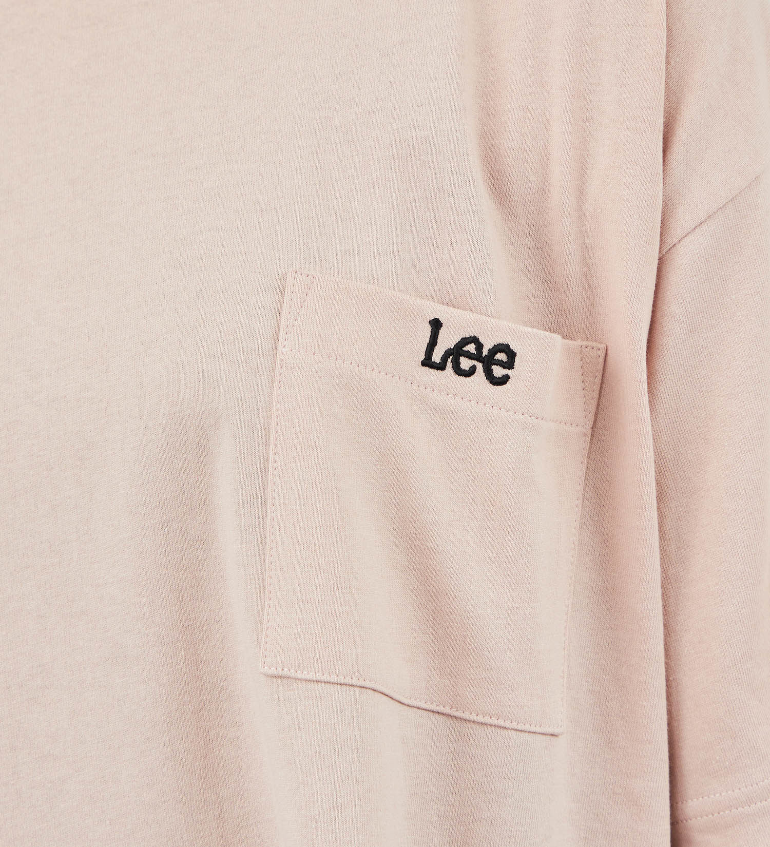 Lee(リー)の【SUMMER SALE】Leeロゴポケット刺繍Tシャツ|トップス/Tシャツ/カットソー/メンズ|ピンク