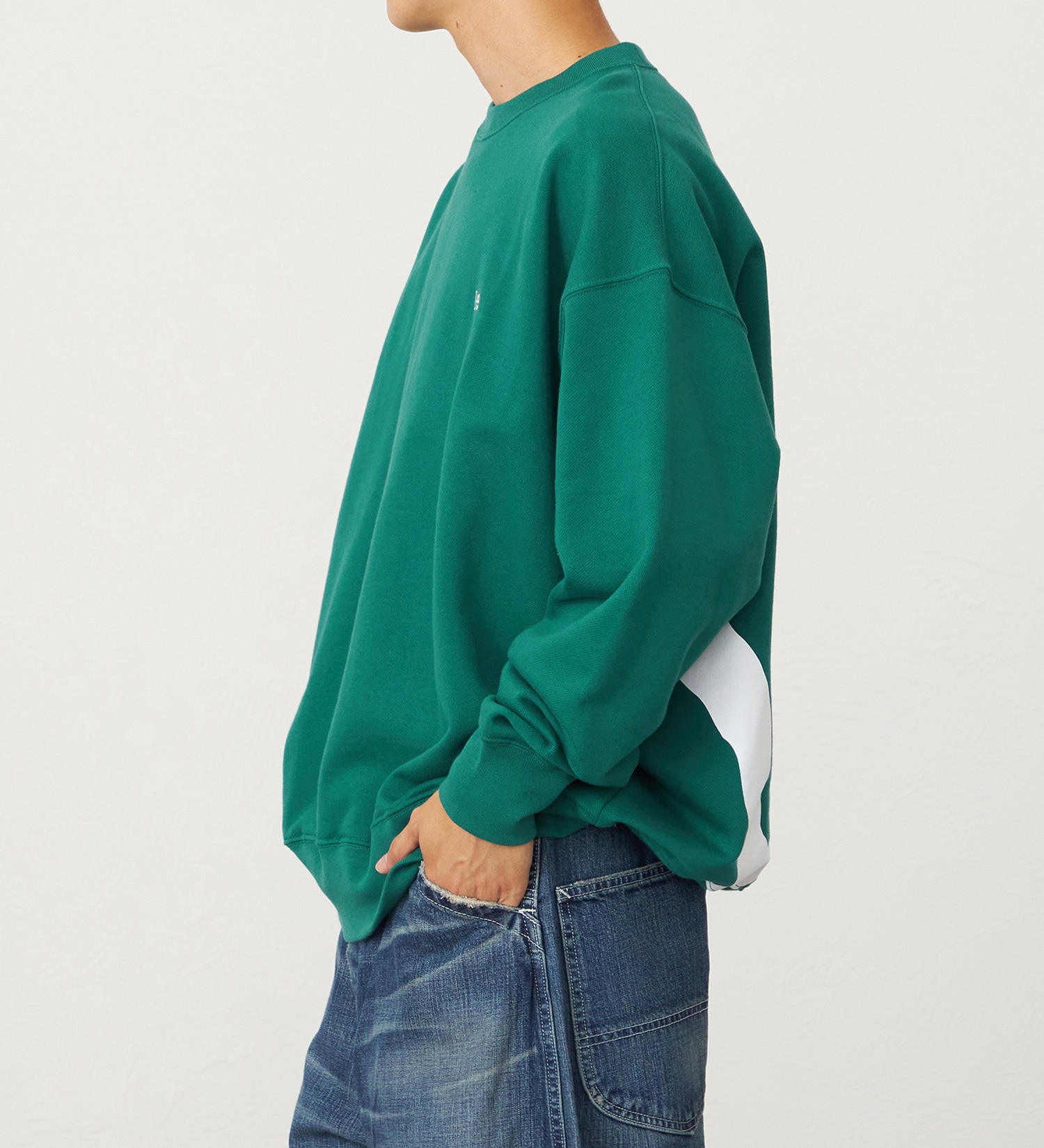 Lee(リー)のバックビッグロゴスウェット【アウトレット店舗・WEB限定】|トップス/スウェット/メンズ|グリーン