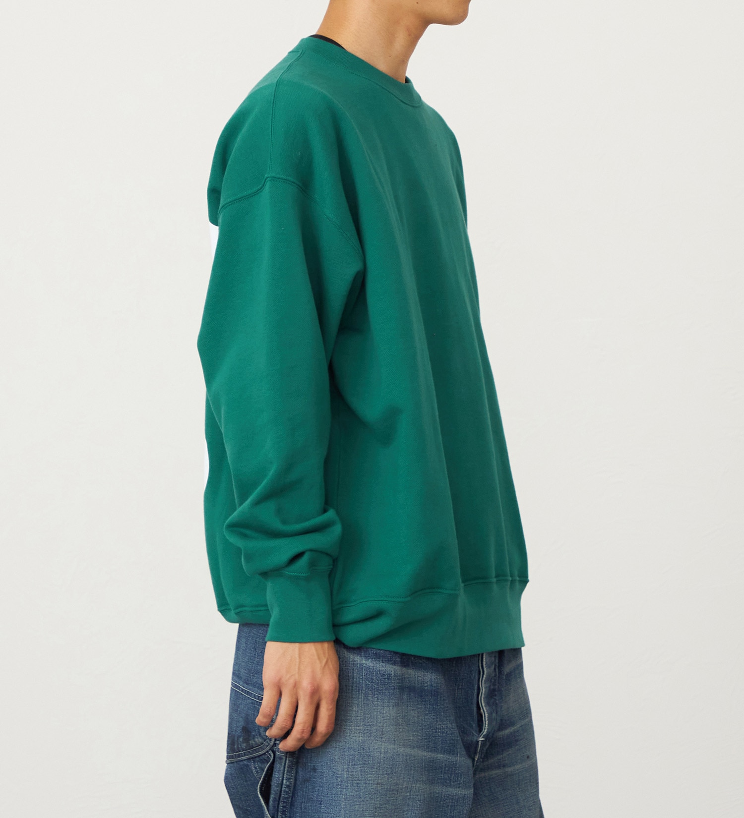 Lee(リー)のバックビッグロゴスウェット【アウトレット店舗・WEB限定】|トップス/スウェット/メンズ|グリーン