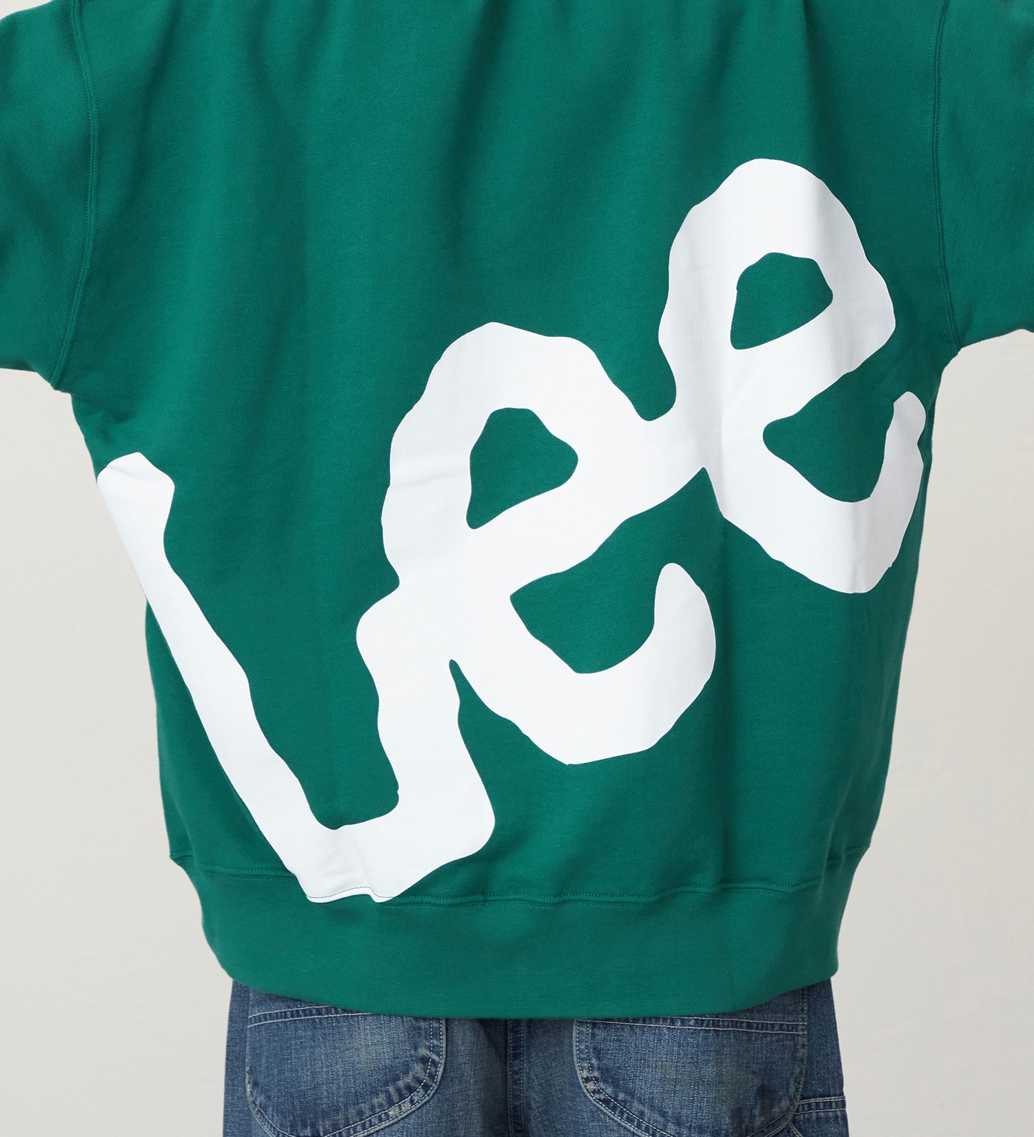 Lee(リー)のバックビッグロゴスウェット【アウトレット店舗・WEB限定】|トップス/スウェット/メンズ|グリーン