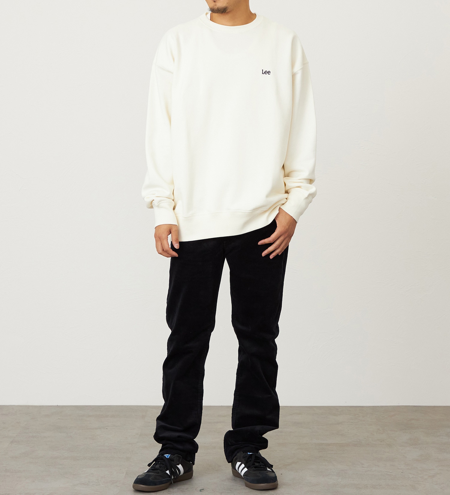 Lee(リー)のバックビッグロゴスウェット【アウトレット店舗・WEB限定】|トップス/スウェット/メンズ|アイボリー