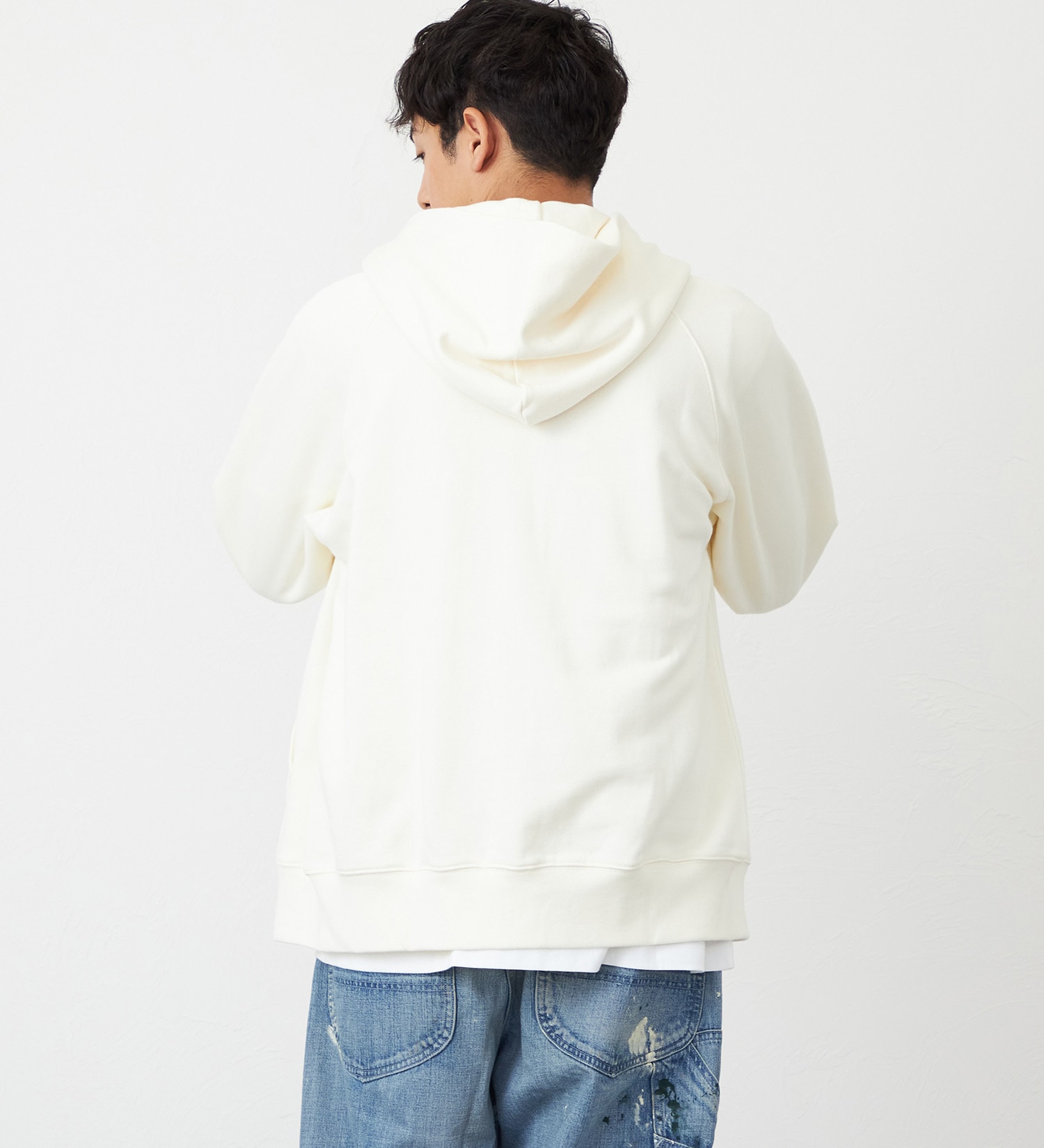 Lee(リー)のジップアップスウェットパーカー【アウトレット店舗・WEB限定】|トップス/パーカー/メンズ|アイボリー