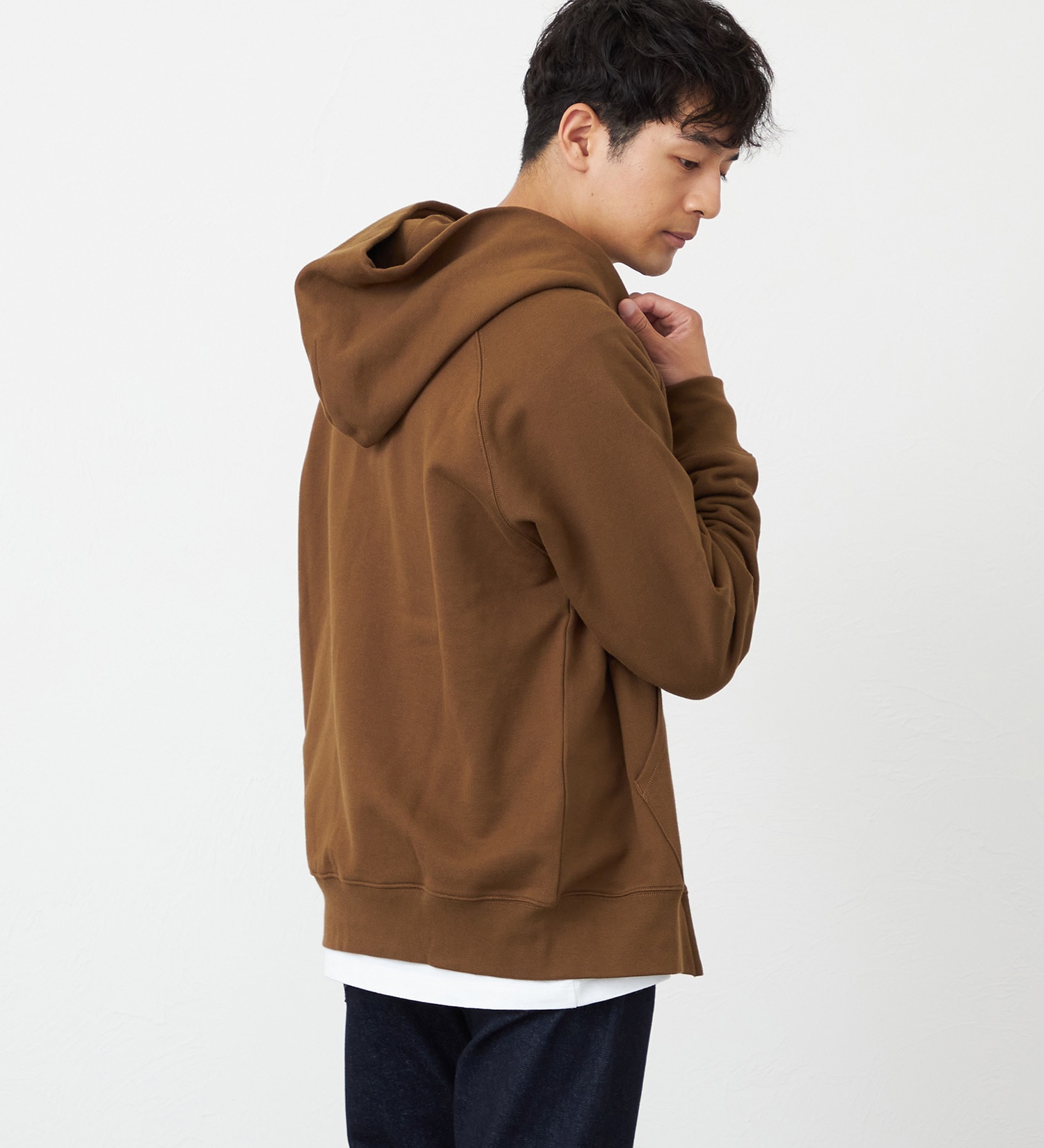Lee(リー)のジップアップスウェットパーカー【アウトレット店舗・WEB限定】|トップス/パーカー/メンズ|モカ