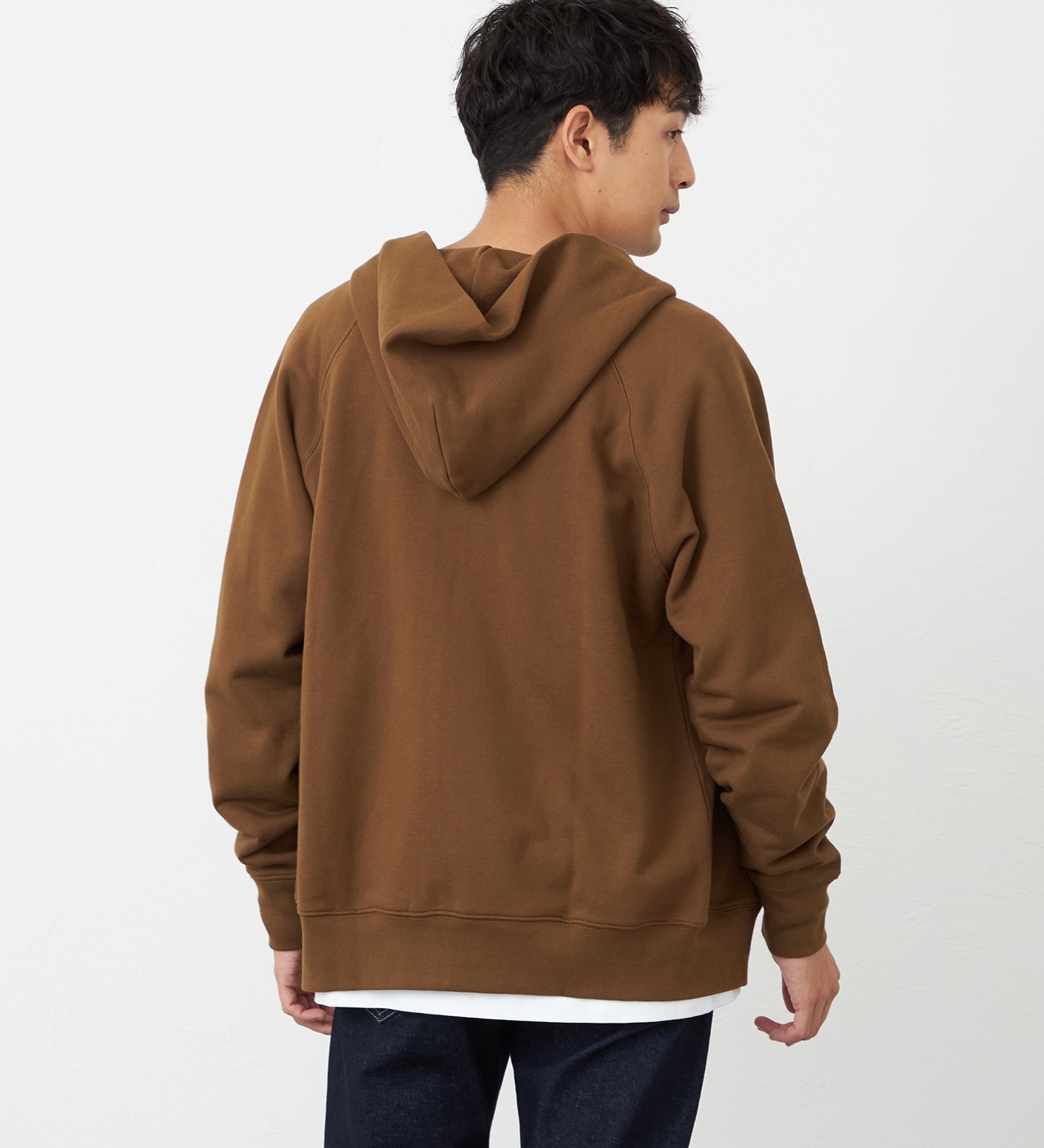 Lee(リー)のジップアップスウェットパーカー【アウトレット店舗・WEB限定】|トップス/パーカー/メンズ|モカ