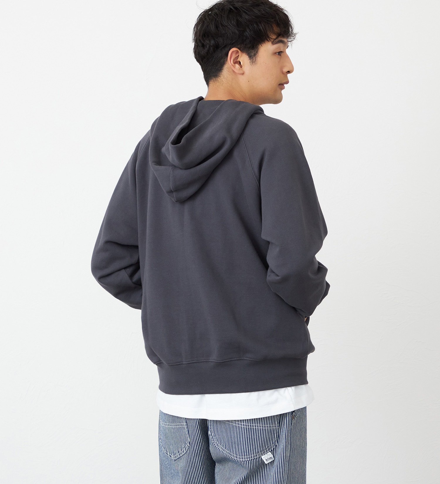 Lee(リー)のジップアップスウェットパーカー【アウトレット店舗・WEB限定】|トップス/パーカー/メンズ|チャコールグレー