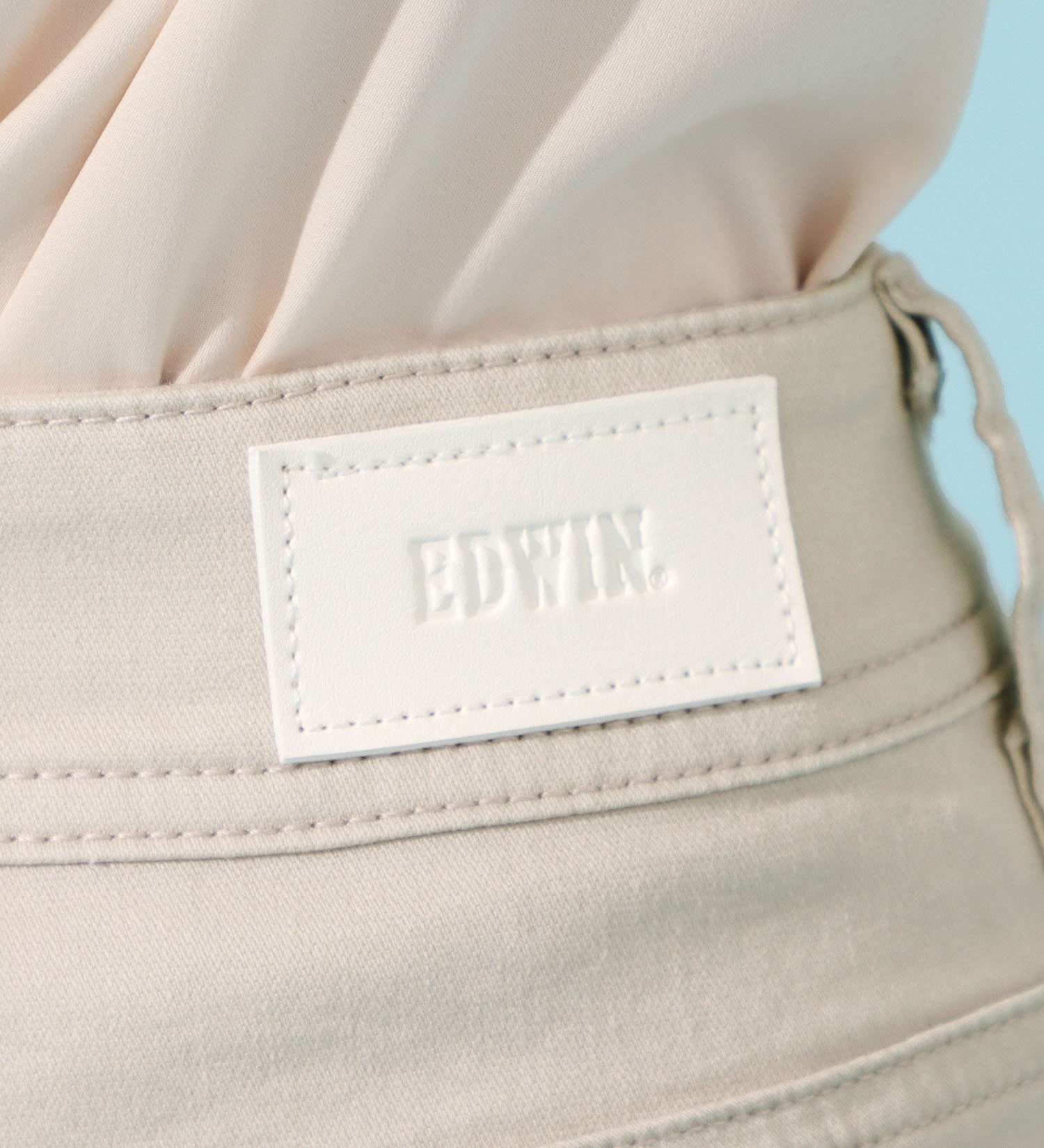EDWIN(エドウイン)のCOOLサマーストレートデニムパンツ【涼】【アウトレット店舗・WEB限定商品】|パンツ/パンツ/レディース|アイボリー