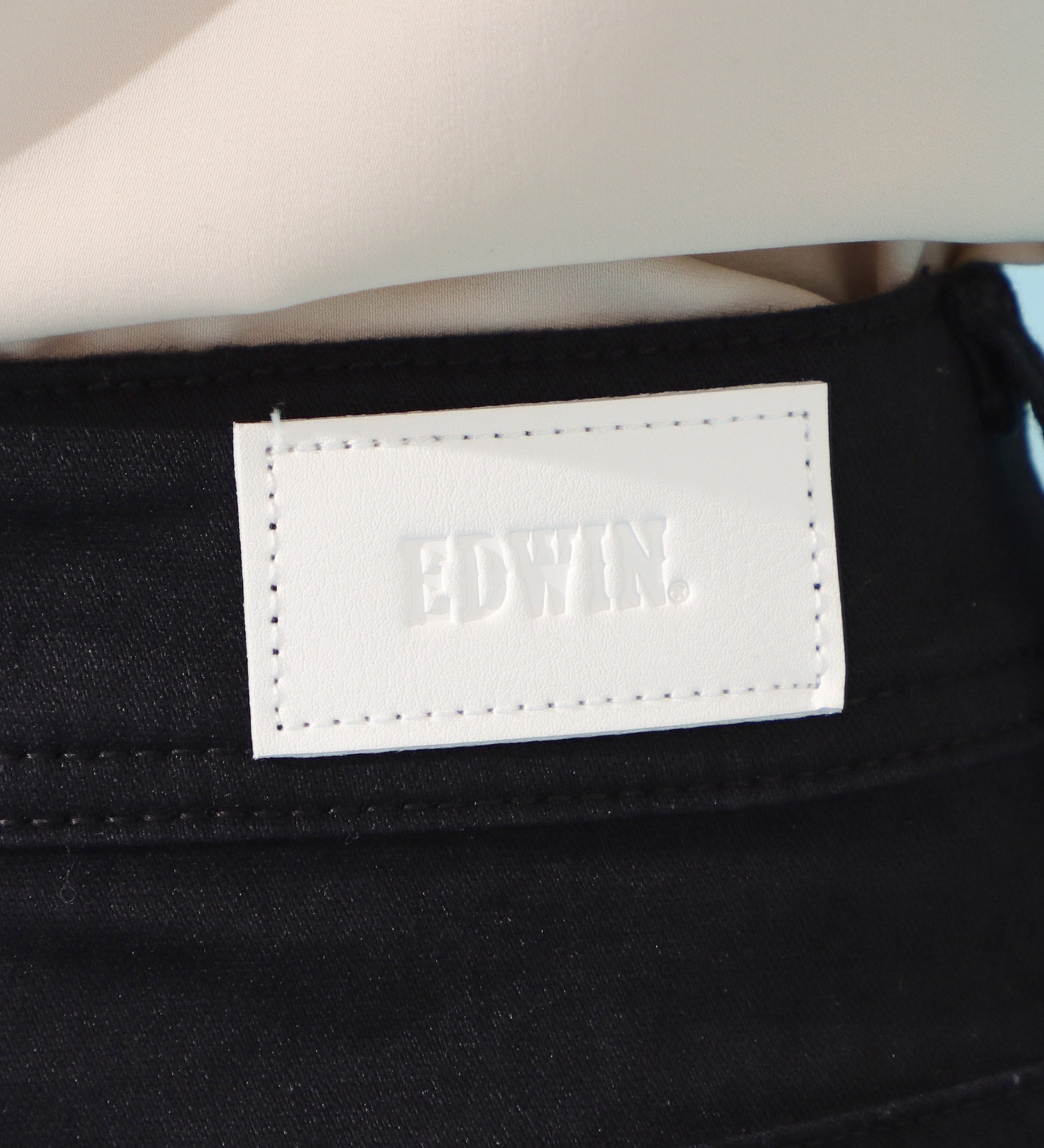 EDWIN(エドウイン)のCOOLサマーストレートデニムパンツ【涼】【アウトレット店舗・WEB限定商品】|パンツ/パンツ/レディース|ブラック