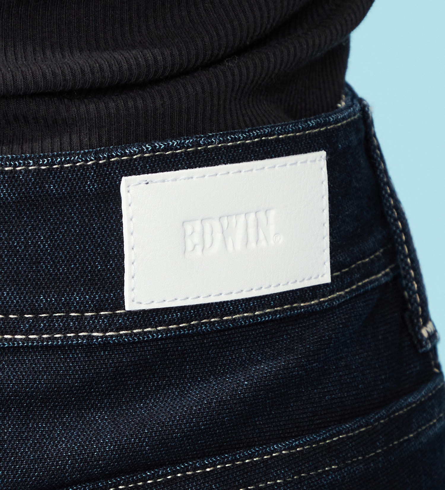 EDWIN(エドウイン)の【涼】COOL テーパードデニムパンツ【アウトレット店舗・WEB限定】|パンツ/パンツ/レディース|濃色ブルー