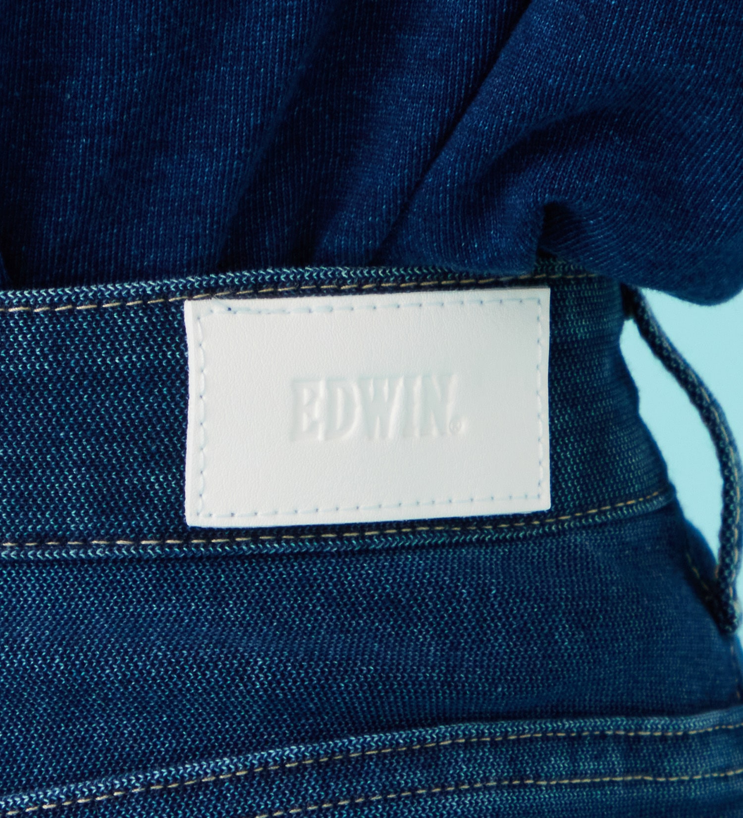EDWIN(エドウイン)のCOOL サマーニット ワイドデニムパンツ【涼】【アウトレット店舗・WEB限定商品】|パンツ/デニム / ジーンズパンツ/レディース|中色ブルー