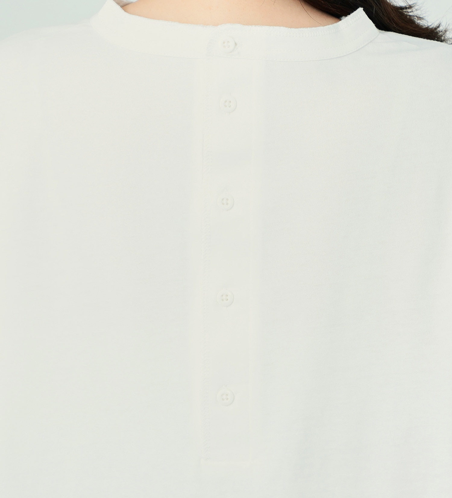 EDWIN(エドウイン)の【アウトレット店舗・WEB限定】ラウンドヘム2WAY半袖Tシャツ|トップス/Tシャツ/カットソー/レディース|オフホワイト