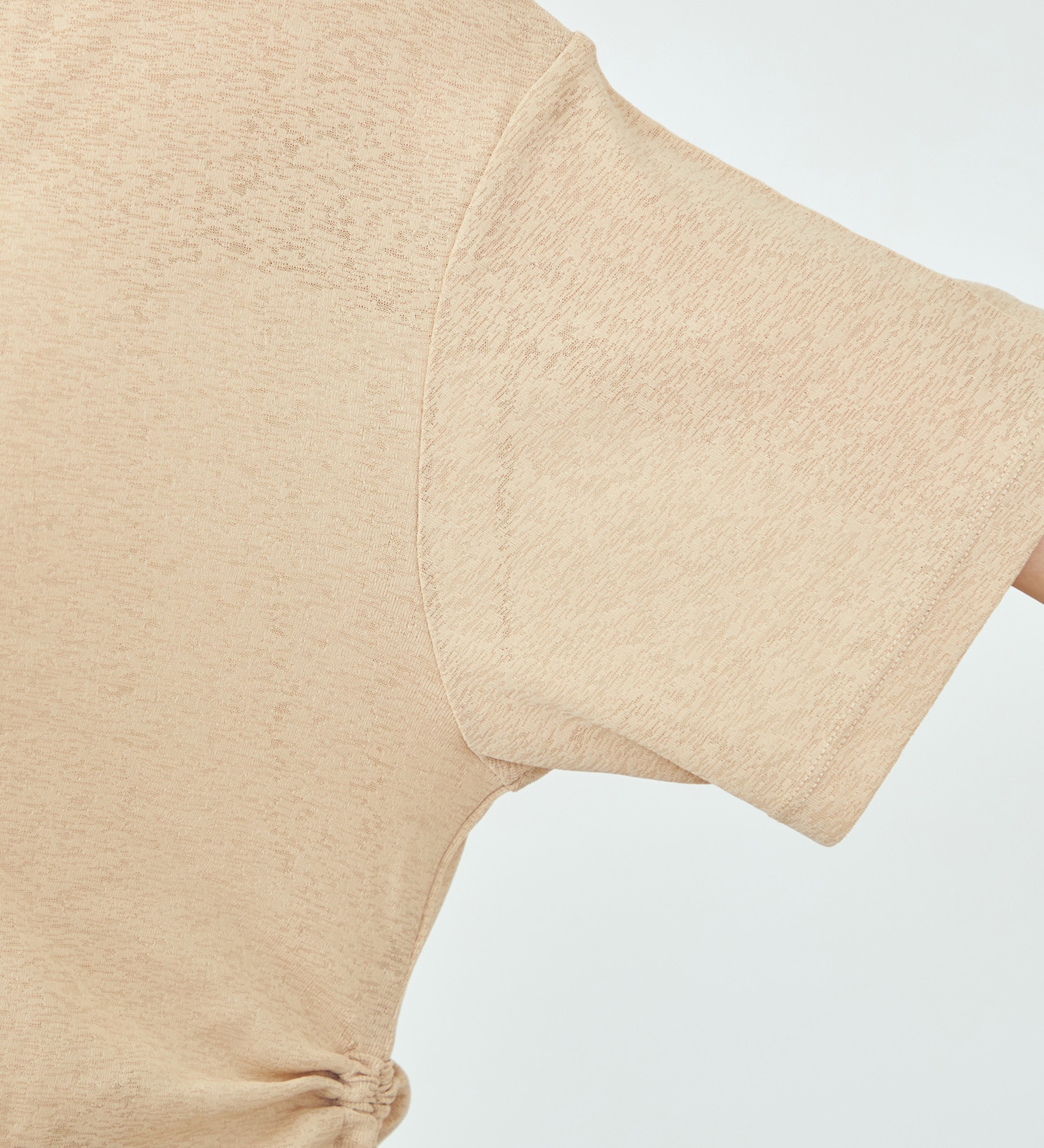 EDWIN(エドウイン)のサイドスピンドルTシャツ【アウトレット店舗・WEB限定】|トップス/Tシャツ/カットソー/レディース|ベージュ