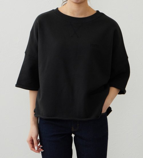 EDWIN(エドウイン)のスウェットTシャツ【アウトレット店舗・WEB限定商品】|トップス/スウェット/レディース|ブラック