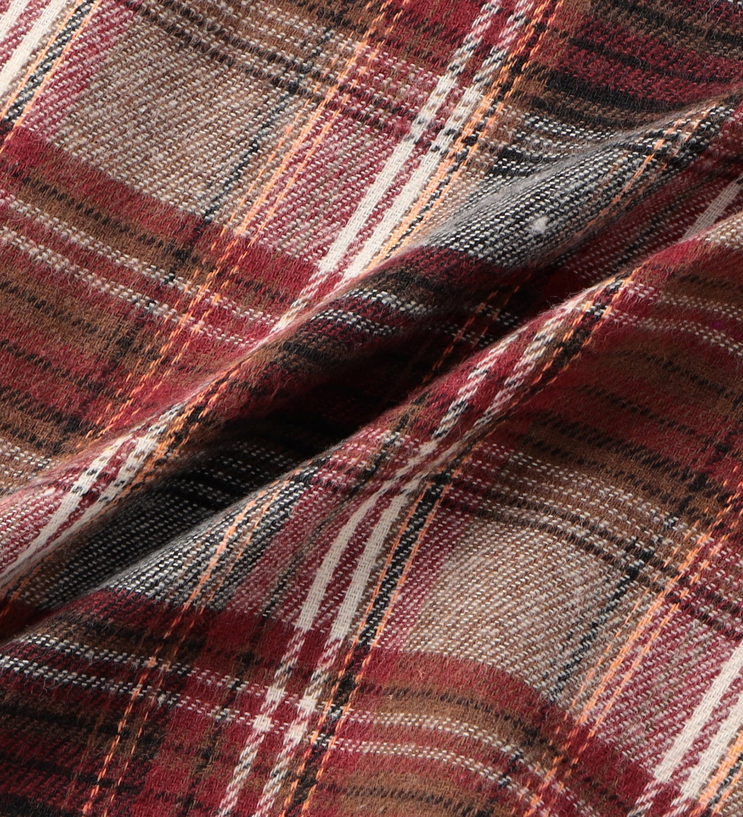 EDWIN(エドウイン)のチェック柄チュニックシャツ【アウトレット店舗・WEB限定】EDWINエドウィン|トップス/シャツ/ブラウス/レディース|チェック1