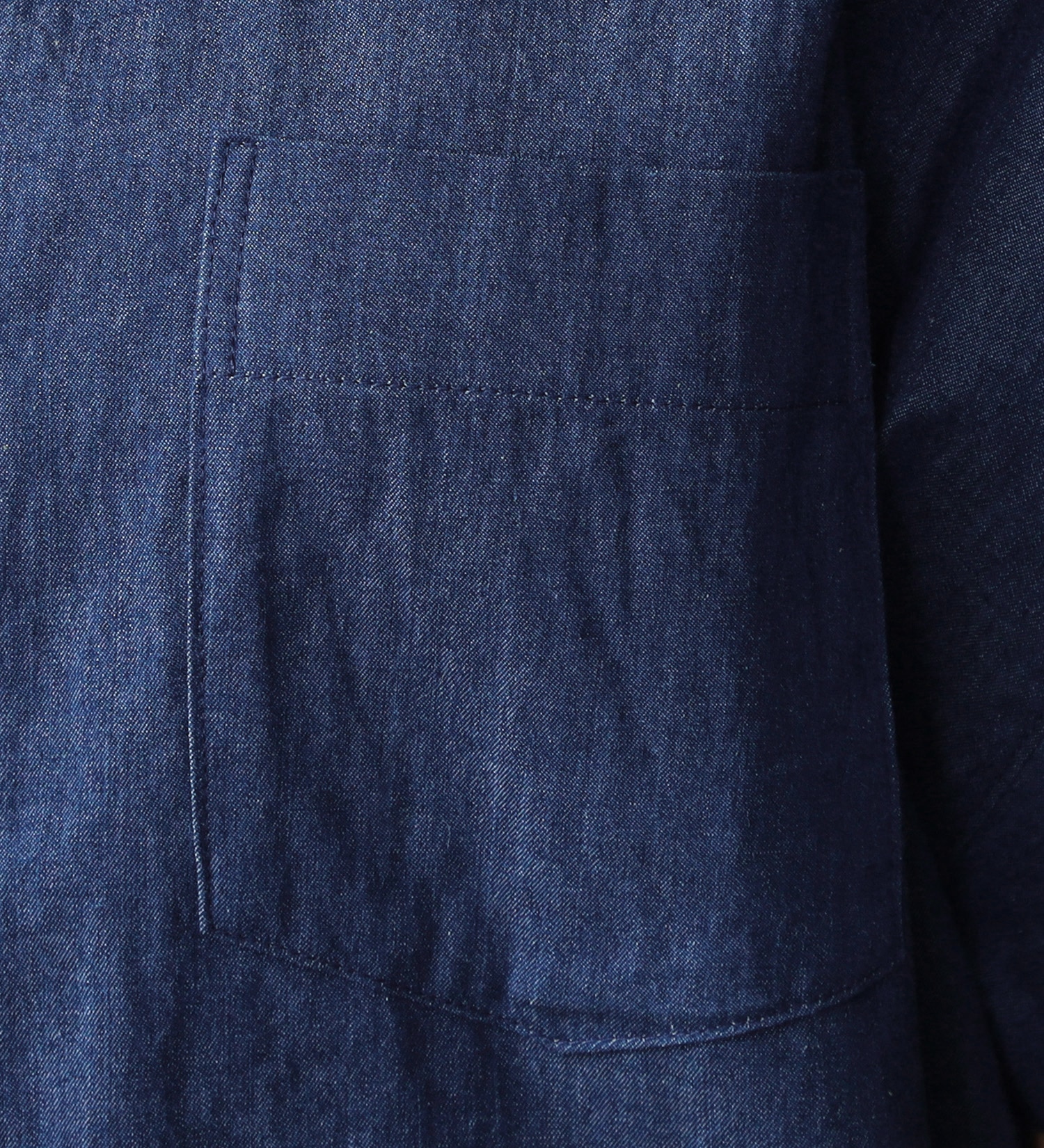 EDWIN(エドウイン)の【GW SALE】ワイドベーシック半袖シャツ【アウトレット店舗・WEB限定】|トップス/シャツ/ブラウス/レディース|濃色ブルー