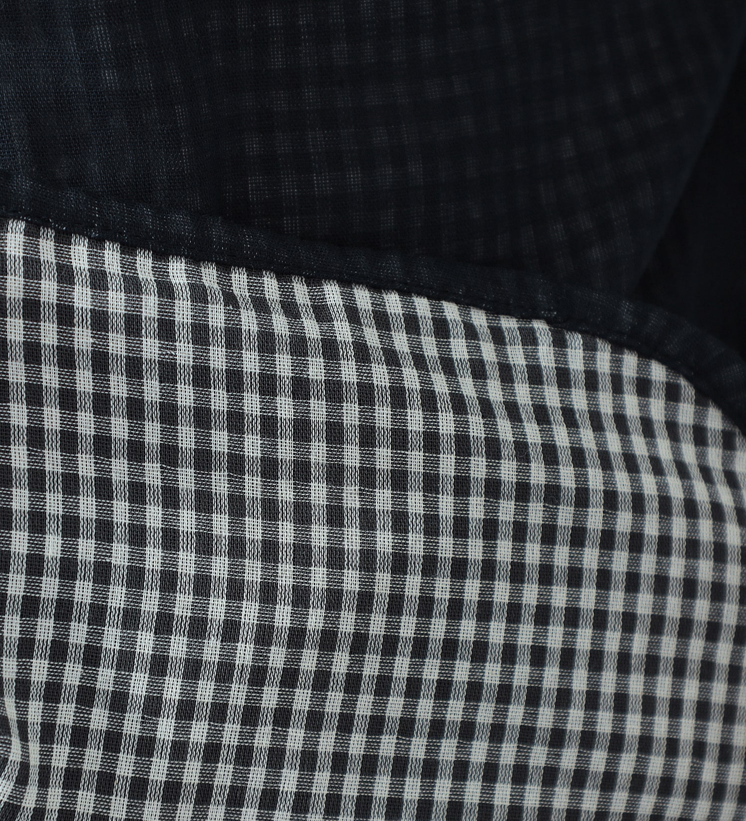 EDWIN(エドウイン)の【GW SALE】ダブルガーゼ バンドカラーシャツ 長袖【アウトレット店舗・WEB限定】|トップス/シャツ/ブラウス/レディース|ネイビー