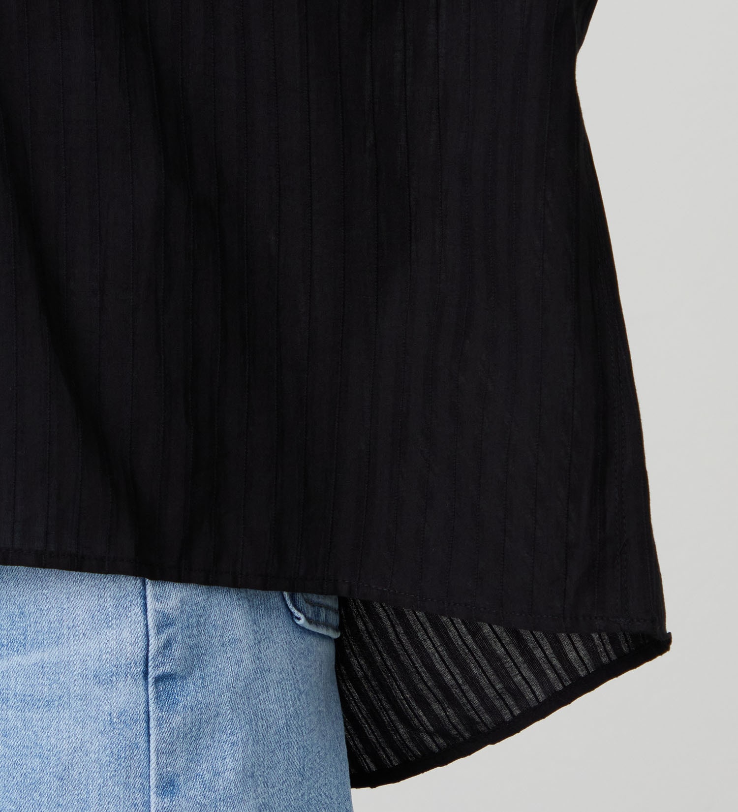 EDWIN(エドウイン)のシアースキッパーシャツ【アウトレット店舗・WEB限定商品】|トップス/シャツ/ブラウス/レディース|ブラック