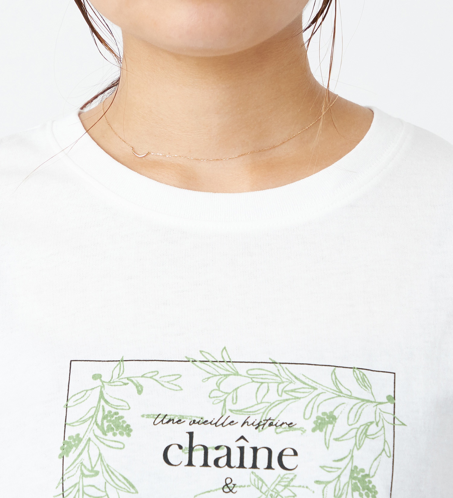 EDWIN(エドウイン)のプリントロングTシャツ【アウトレット店舗・WEB限定】|トップス/Tシャツ/カットソー/レディース|ホワイト2
