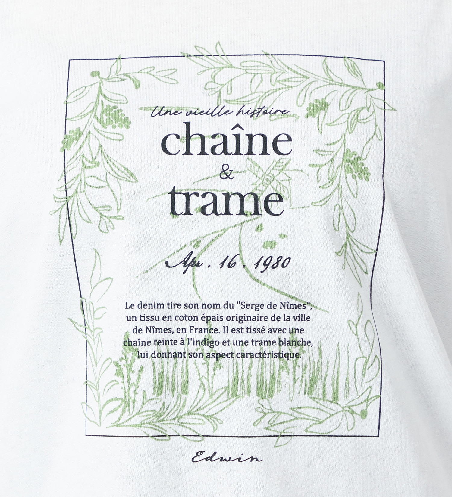EDWIN(エドウイン)のプリントロングTシャツ【アウトレット店舗・WEB限定】|トップス/Tシャツ/カットソー/レディース|ホワイト2