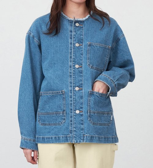 EDWIN(エドウイン)のデニムジャケット【アウトレット店舗・WEB限定】|トップス/シャツ/ブラウス/レディース|淡色ブルー