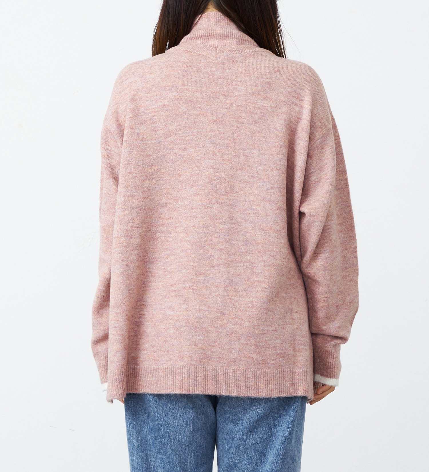 EDWIN(エドウイン)のタートルモヘアニット【アウトレット店舗・WEB限定】|トップス/ニット/セーター/レディース|ピンク