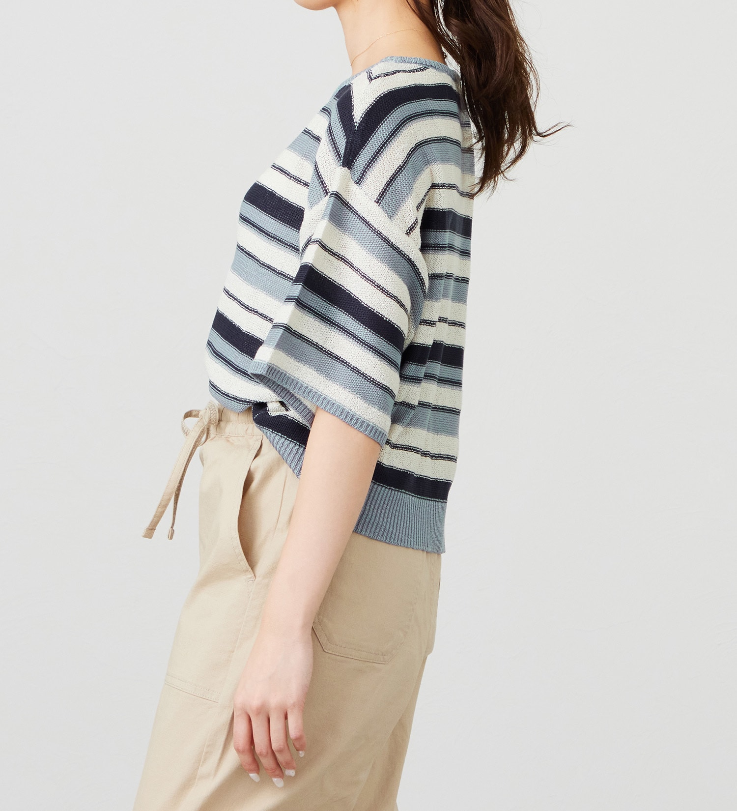 EDWIN(エドウイン)のドルマンニット【アウトレット店舗・WEB限定商品】|トップス/ニット/セーター/レディース|ネイビー