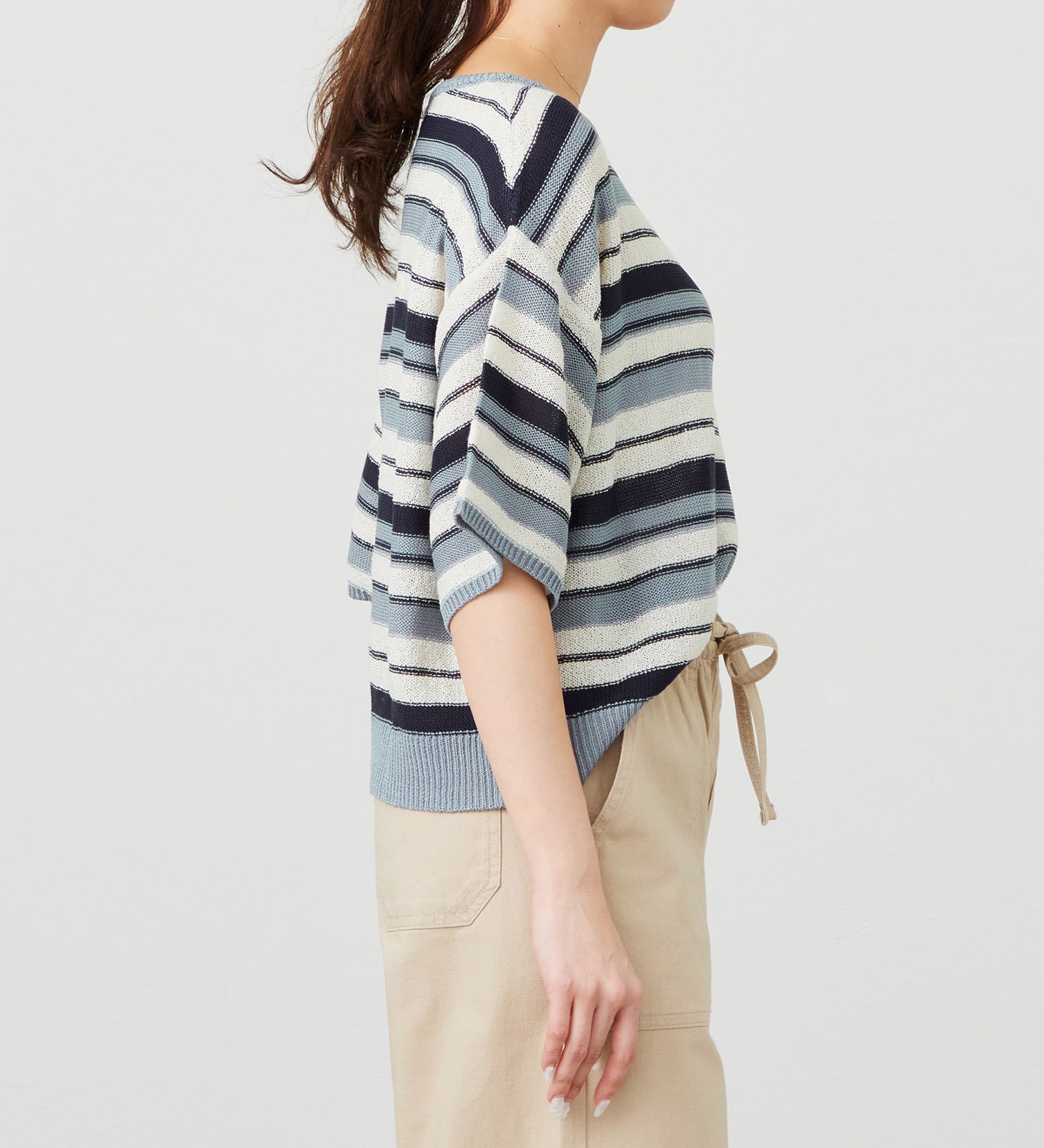 EDWIN(エドウイン)のドルマンニット【アウトレット店舗・WEB限定商品】|トップス/ニット/セーター/レディース|ネイビー