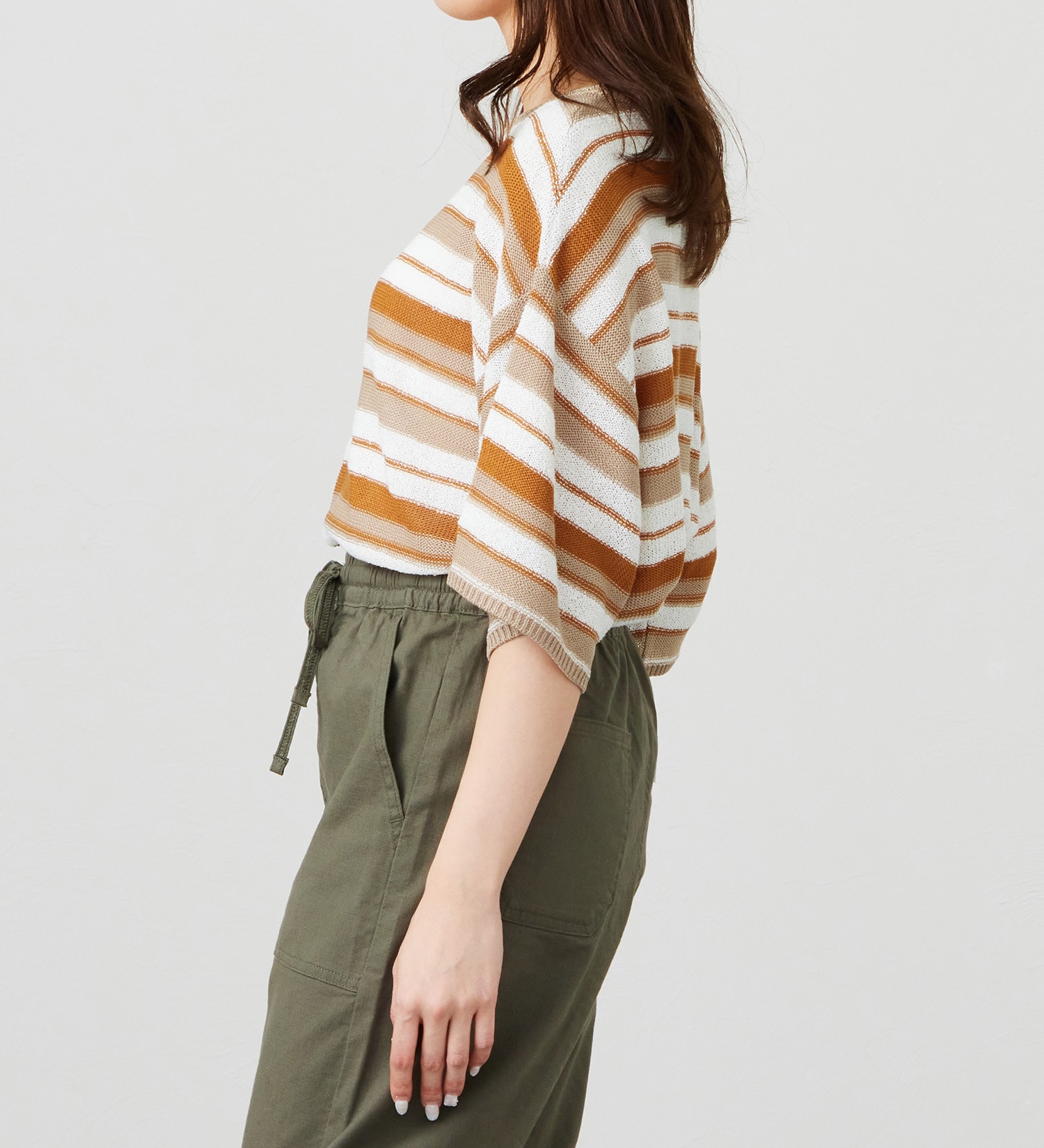 EDWIN(エドウイン)のドルマンニット【アウトレット店舗・WEB限定商品】|トップス/ニット/セーター/レディース|ブラウン